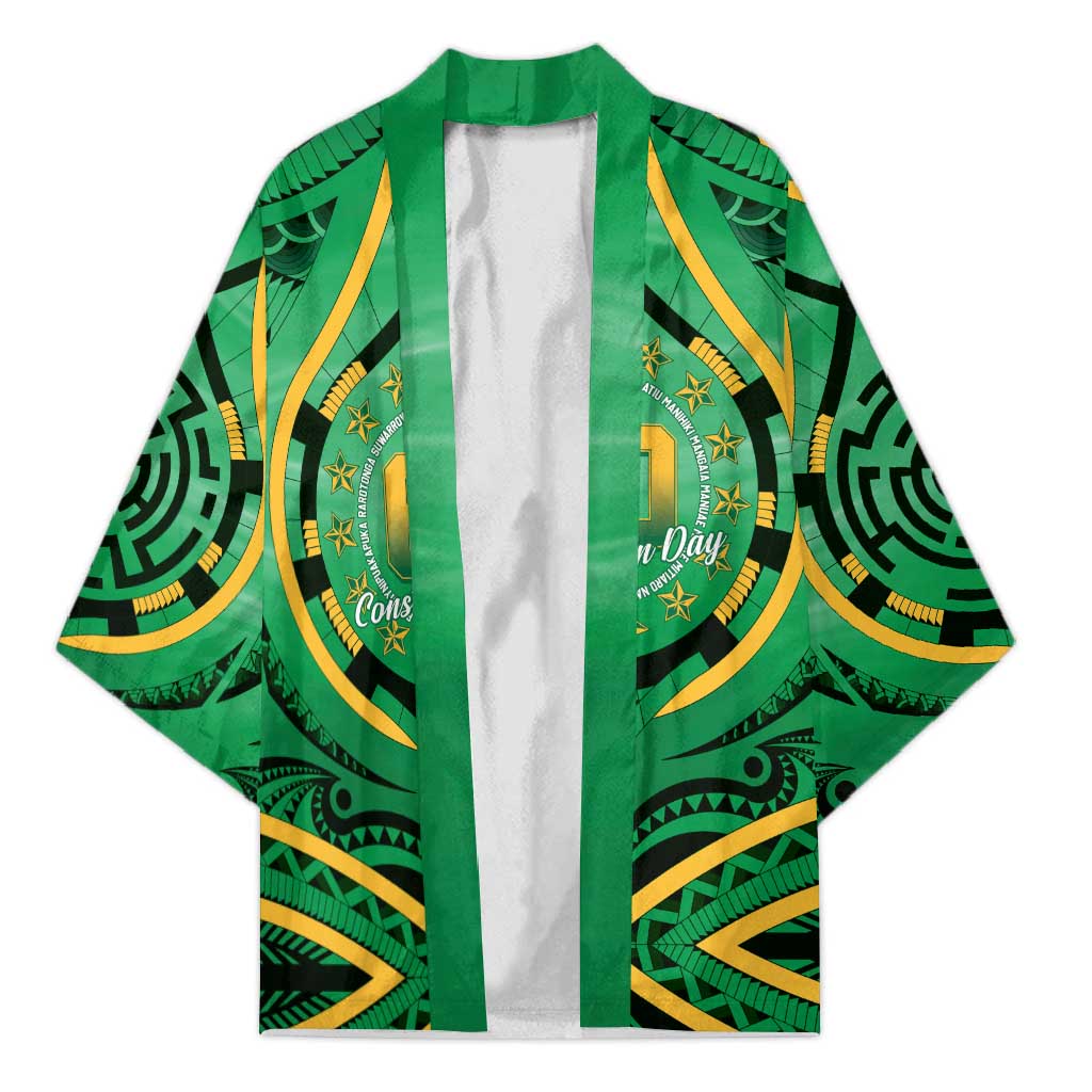 Cook Islands Constitution Day Kimono 60th Anniversary - Polynesian Pride