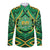 Cook Islands Constitution Day Long Sleeve Button Shirt 60th Anniversary - Polynesian Pride