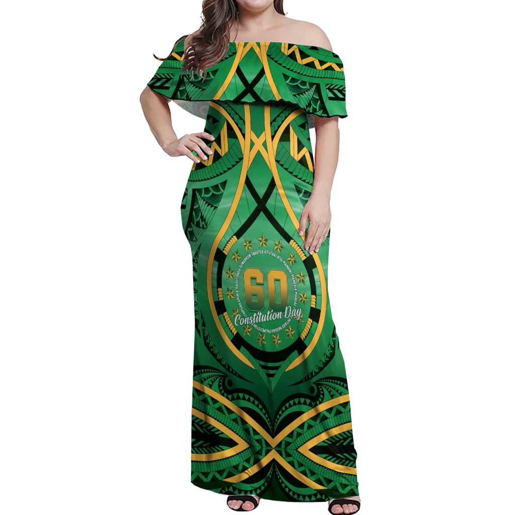 dresses to wear to wedding guest Cook Islands Constitution Day Tank Maxi Dress 60th Anniversary