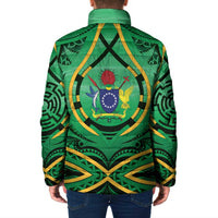 Cook Islands Constitution Day Padded Jacket 60th Anniversary - Polynesian Pride