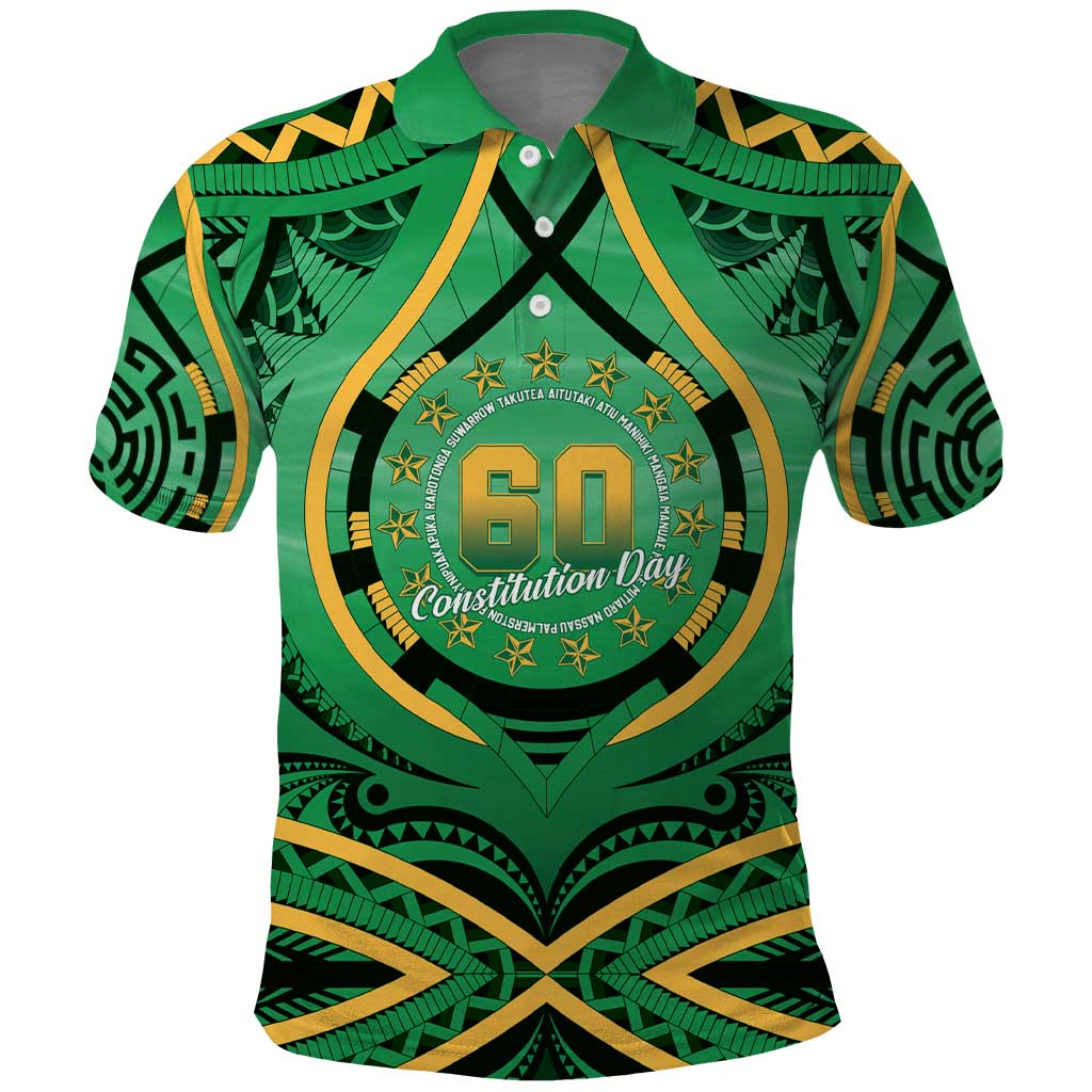 Cook Islands Constitution Day Polo Shirt 60th Anniversary - Polynesian Pride