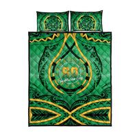 Cook Islands Constitution Day Quilt Bed Set 60th Anniversary - Polynesian Pride