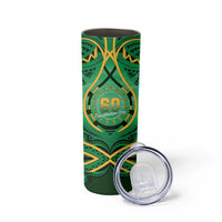 Cook Islands Constitution Day Skinny Tumbler 60th Anniversary - Polynesian Pride