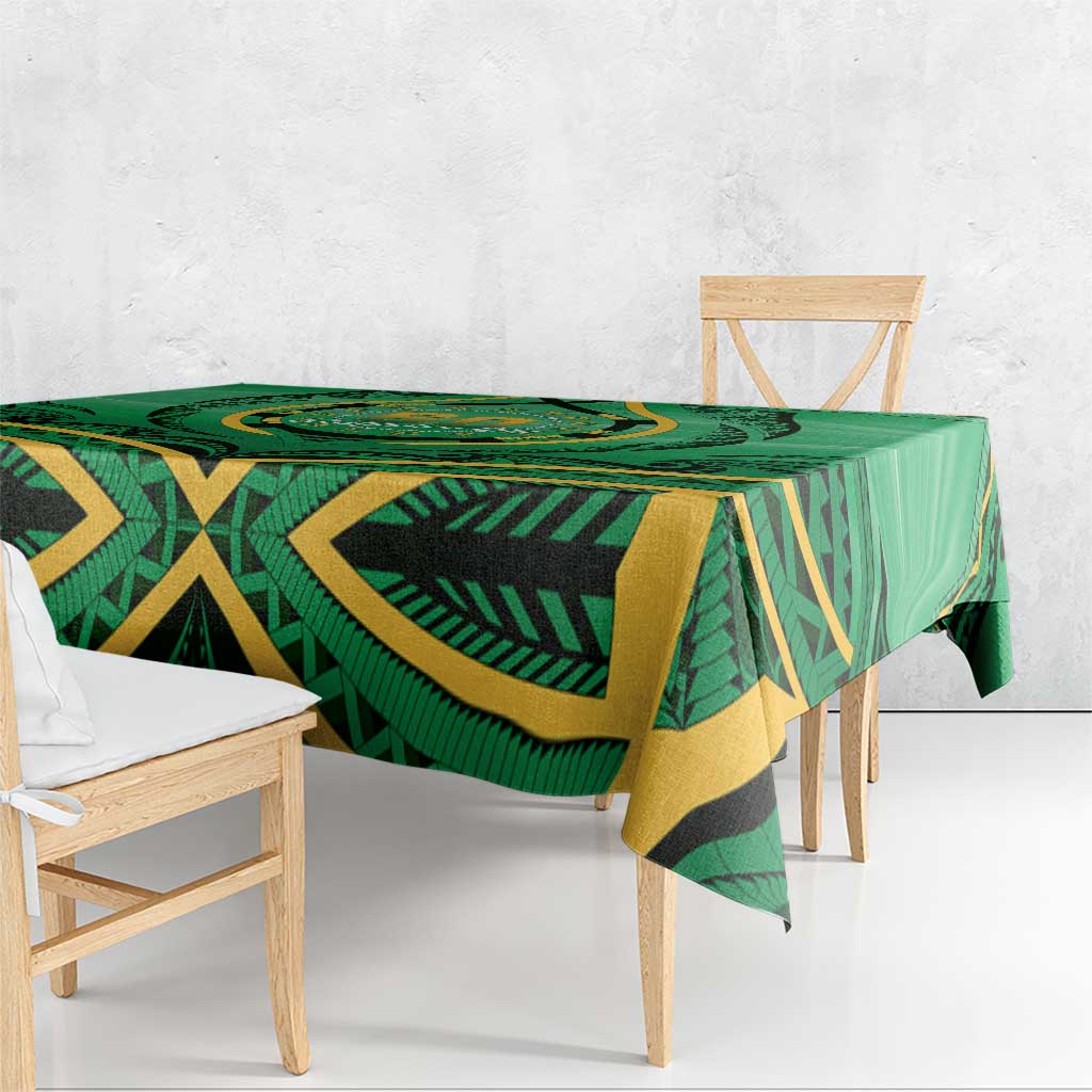 Cook Islands Constitution Day Tablecloth 60th Anniversary - Polynesian Pride