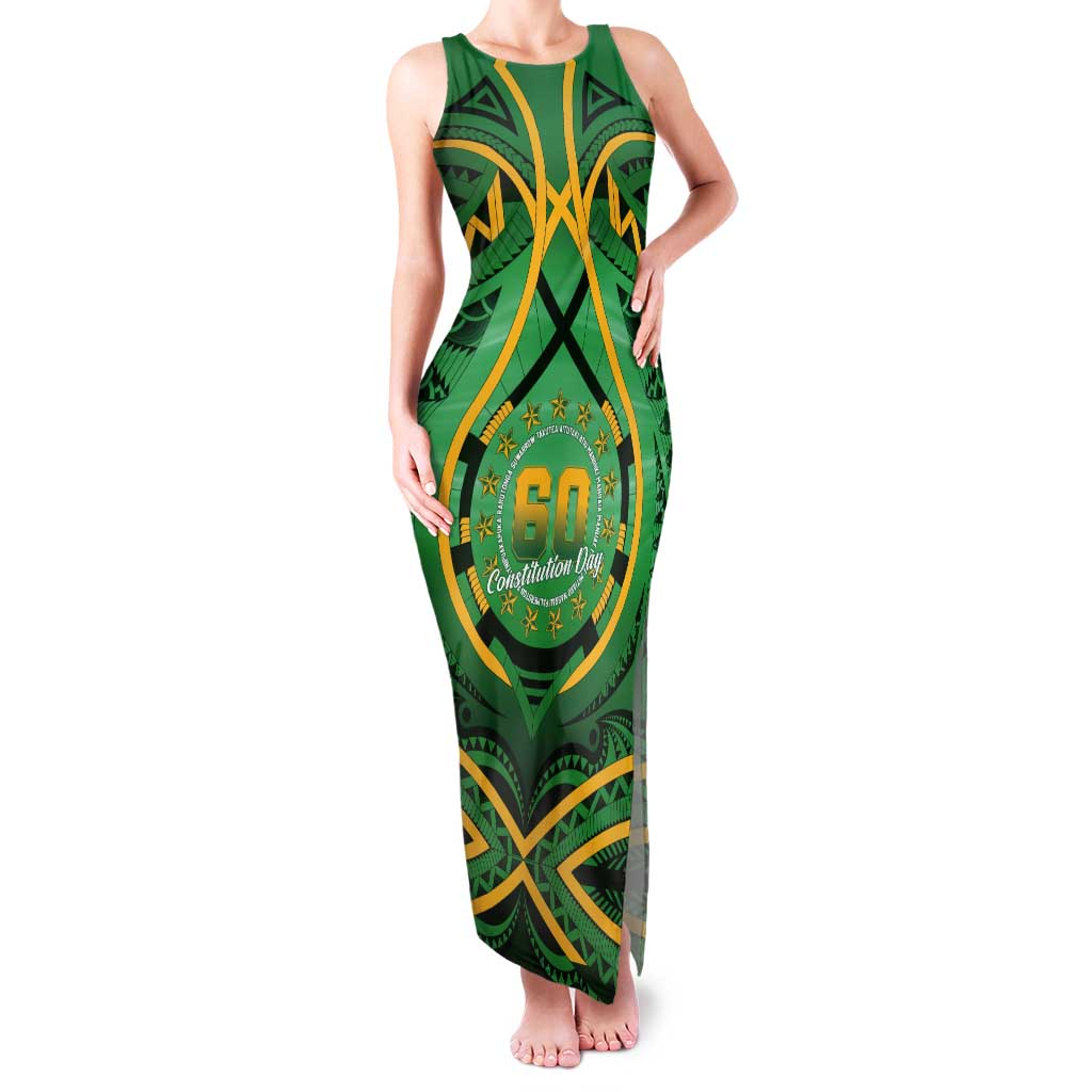 dresses to wear to wedding guest Cook Islands Constitution Day Tank Maxi Dress 60th Anniversary