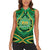 Cook Islands Constitution Day Women Sleeveless Polo Shirt 60th Anniversary - Polynesian Pride