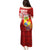 Personalized Tonga Niuas Puletasi White Tailed Tropicbird With Ngatu Pattern LT05 - Polynesian Pride