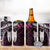 New Zealand Aotearoa 4 in 1 Can Cooler Tumbler Maori Hei Rehua Paua Shell Glitter Pink