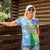 Personalised Happy Malampa Fiji Day Women Polo Shirt Half Mix Style