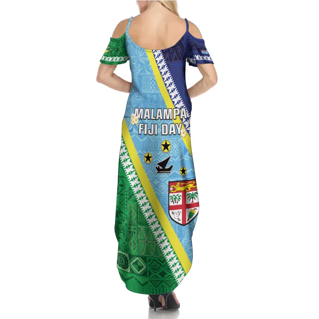 Love Malampa Fiji Day Family Matching Summer Maxi Dress and Hawaiian Shirt Together We Grow