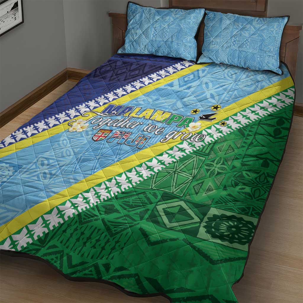 Love Malampa Fiji Day Quilt Bed Set Together We Grow