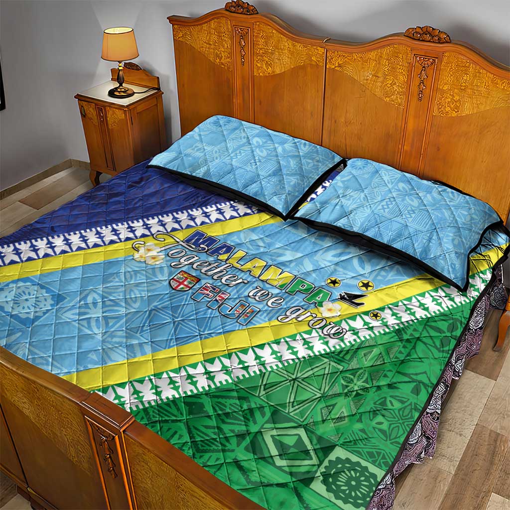 Love Malampa Fiji Day Quilt Bed Set Together We Grow