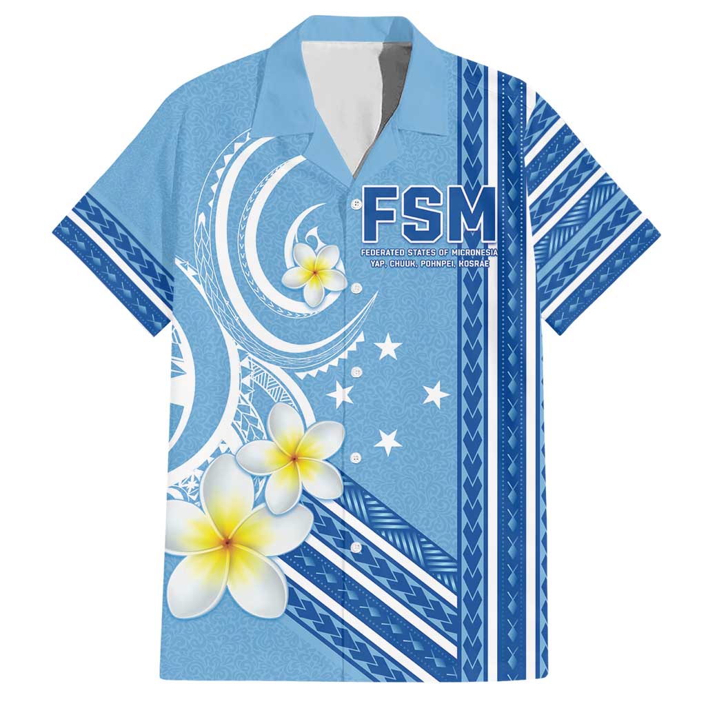 Personalised Federated States of Micronesia Hawaiian Shirt Happy 38th Independence Anniversary LT05 Blue - Polynesian Pride