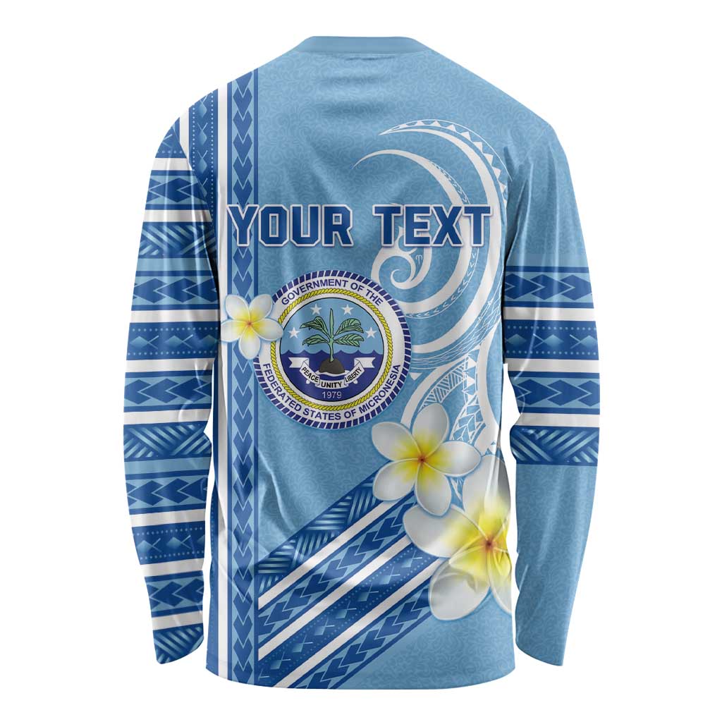 Personalised Federated States of Micronesia Long Sleeve Shirt Happy 38th Independence Anniversary