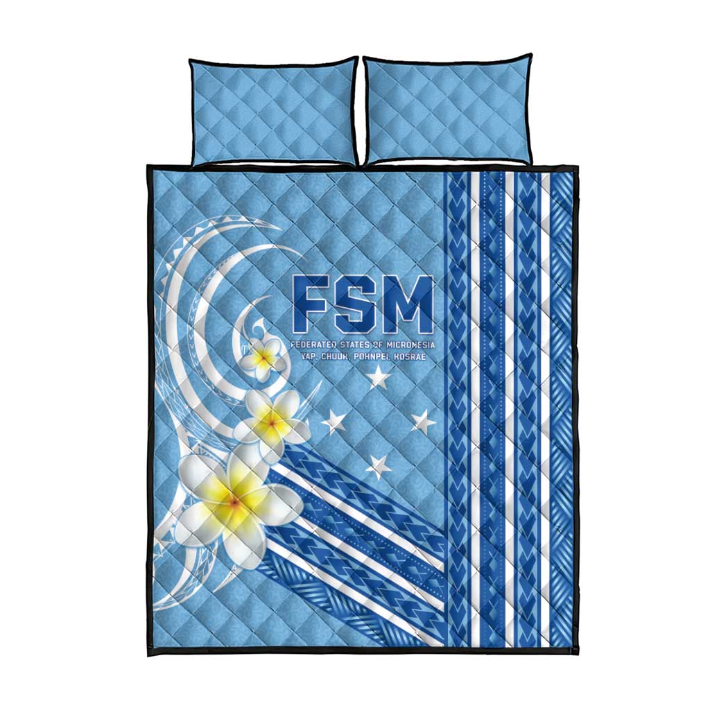 Federated States of Micronesia Quilt Bed Set Happy 38th Independence Anniversary