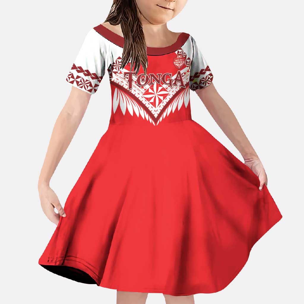 Custom Tonga Mate Maa Rugby Family Matching Short Sleeve Bodycon Dress and Hawaiian Shirt Go Champions