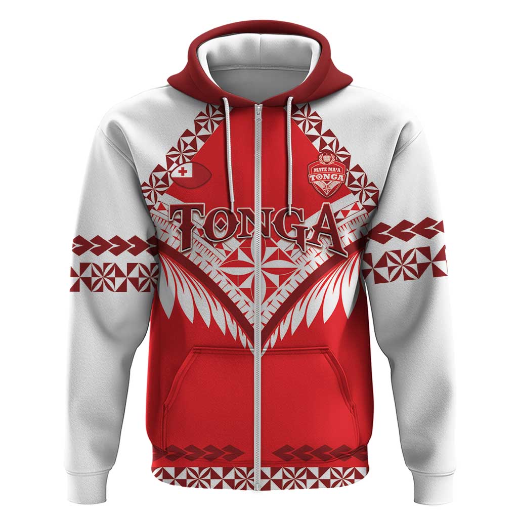 Custom Tonga Mate Maa Rugby Hoodie Go Champions