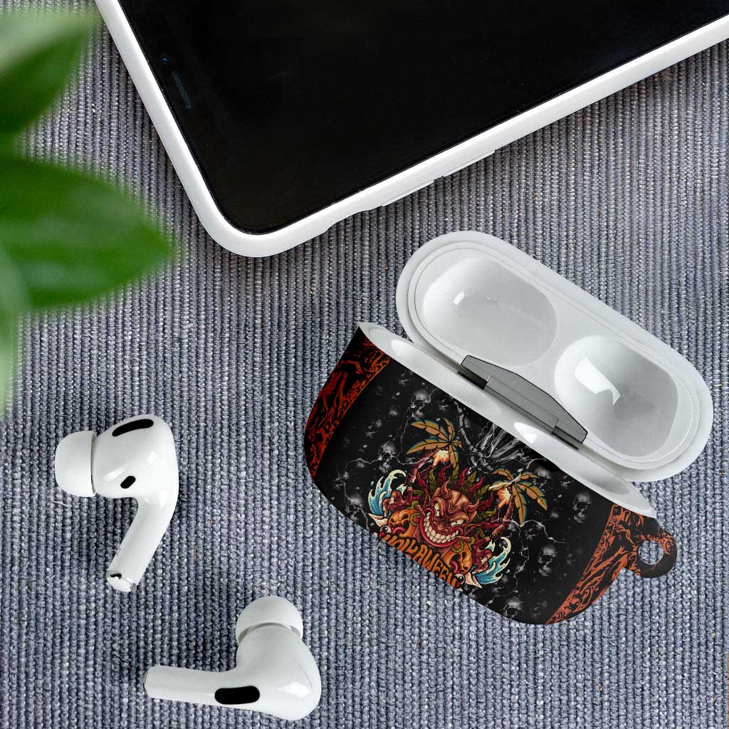 Aloha Halloween AirPods Case Horror Tiki Heavy Metal Style - Polynesian Pride