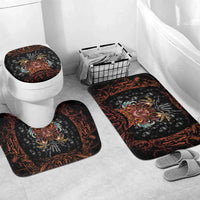 Aloha Halloween Bathroom Set Horror Tiki Heavy Metal Style - Polynesian Pride