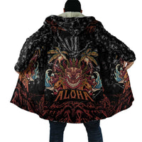 Aloha Halloween Cloak Horror Tiki Heavy Metal Style - Polynesian Pride