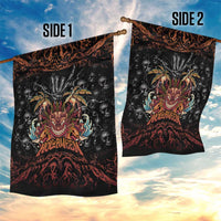 Aloha Halloween Garden Flag Horror Tiki Heavy Metal Style - Polynesian Pride