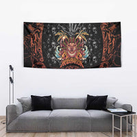 Aloha Halloween Tapestry Horror Tiki Heavy Metal Style LT05 - Polynesian Pride