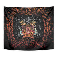 Aloha Halloween Tapestry Horror Tiki Heavy Metal Style LT05 - Polynesian Pride