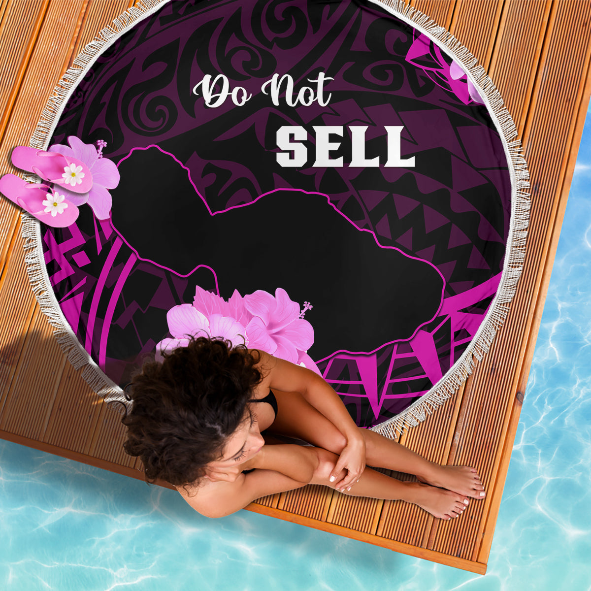 Hawaii Strong Maui Beach Blanket Lahaina Is Not For Sale LT05 - Polynesian Pride