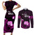 Hawaii Strong Maui Couples Matching Short Sleeve Bodycon Dress and Long Sleeve Button Shirt Lahaina Is Not For Sale LT05 Pink - Polynesian Pride