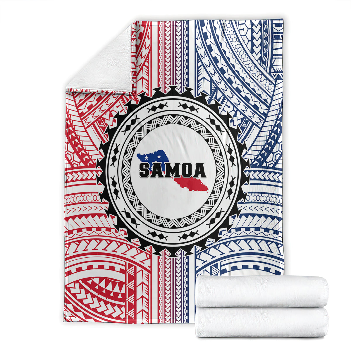 Samoa Black Saturday Blanket Polynesian Tribal Simple Style LT05 - Polynesian Pride