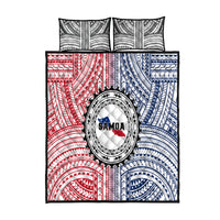 Samoa Black Saturday Quilt Bed Set Polynesian Tribal Simple Style LT05 White - Polynesian Pride