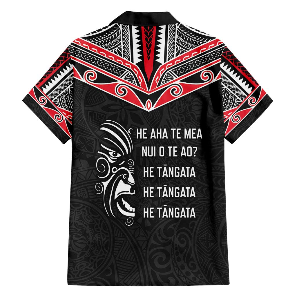 Aotearoa Toitu Te Tiriti Family Matching Off Shoulder Short Dress and Hawaiian Shirt New Zealand Honour The Treaty