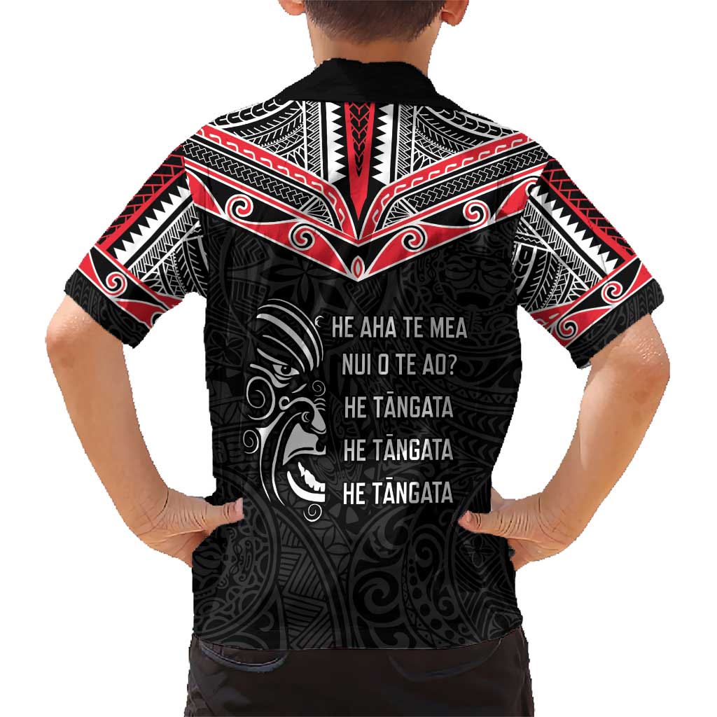 Aotearoa Toitu Te Tiriti Kid Hawaiian Shirt New Zealand Honour The Treaty