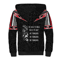 Aotearoa Toitu Te Tiriti Sherpa Hoodie New Zealand Honour The Treaty
