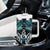 New Zealand Maori Tumbler With Handle Poutama Pikorua Turquoise Paua Shell