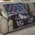 New Zealand Maori Quilt Poutama Pikorua Purple Paua Shell