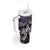 New Zealand Maori Tumbler With Handle Poutama Pikorua Purple Paua Shell