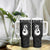 New Zealand Maori Tumbler With Handle Poutama Manaia Black Paua Shell