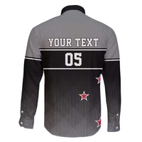 Custom New Zealand Cricket Family Matching Long Sleeve Bodycon Dress and Hawaiian Shirt Black Cap Unbeatable LT05 - Polynesian Pride
