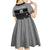 Custom New Zealand Cricket Kid Short Sleeve Dress Black Cap Unbeatable