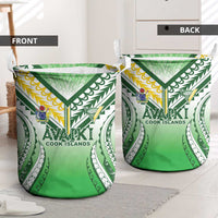 Cook Islands Avaiki Rugby Laundry Basket Go Champions - Polynesian Pride