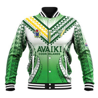 Custom Cook Islands Avaiki Rugby Baseball Jacket Go Champions - Polynesian Pride