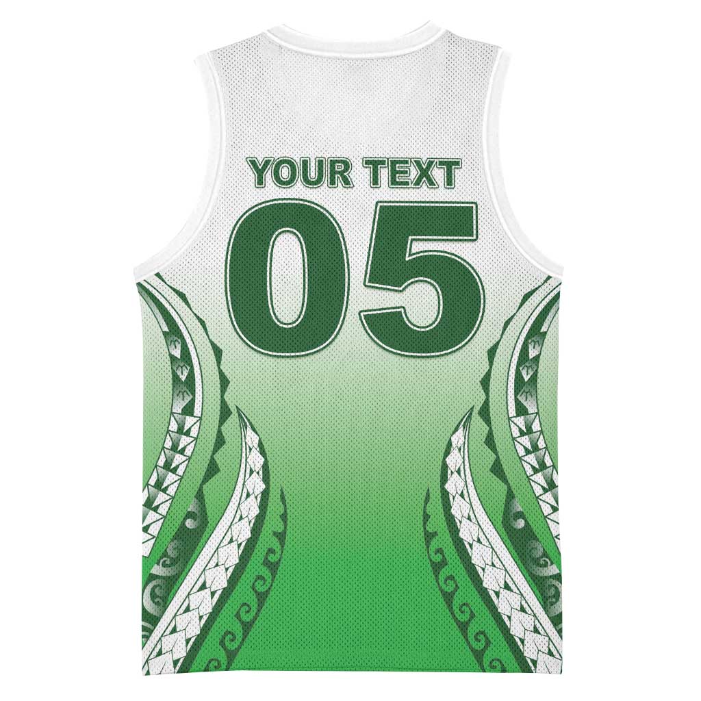 Custom Cook Islands Avaiki Rugby Basketball Jersey Go Champions - Polynesian Pride