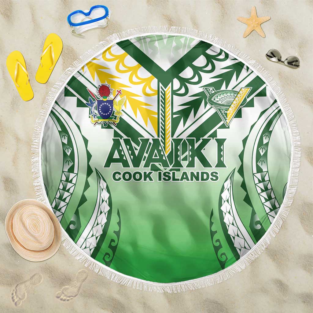 Cook Islands Avaiki Rugby Beach Blanket Go Champions - Polynesian Pride