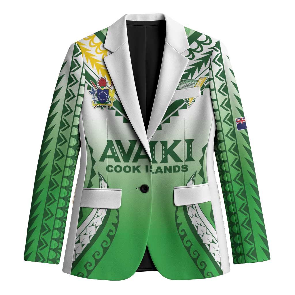 Custom Cook Islands Avaiki Rugby Blazer Go Champions - Polynesian Pride