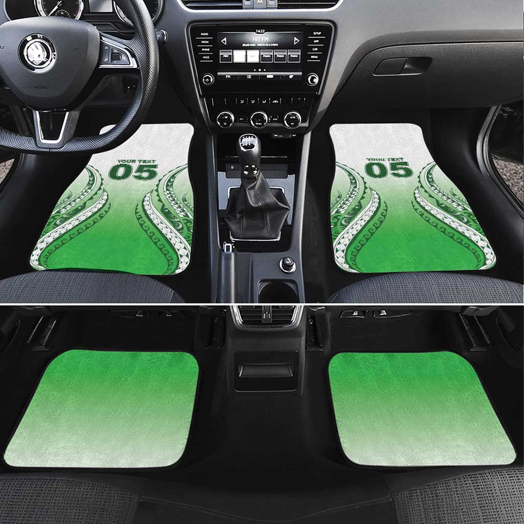 Custom Cook Islands Avaiki Rugby Car Mats Go Champions - Polynesian Pride