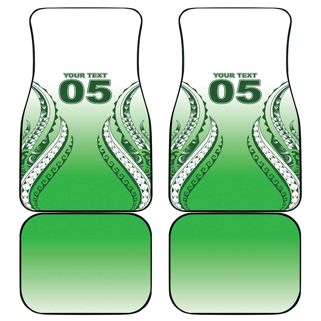 Custom Cook Islands Avaiki Rugby Car Mats Go Champions - Polynesian Pride