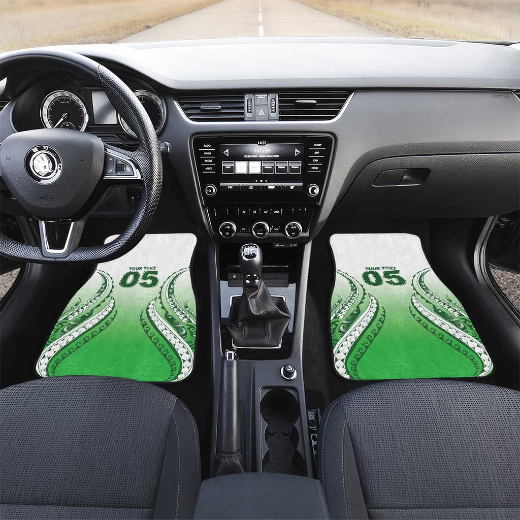 Custom Cook Islands Avaiki Rugby Car Mats Go Champions - Polynesian Pride