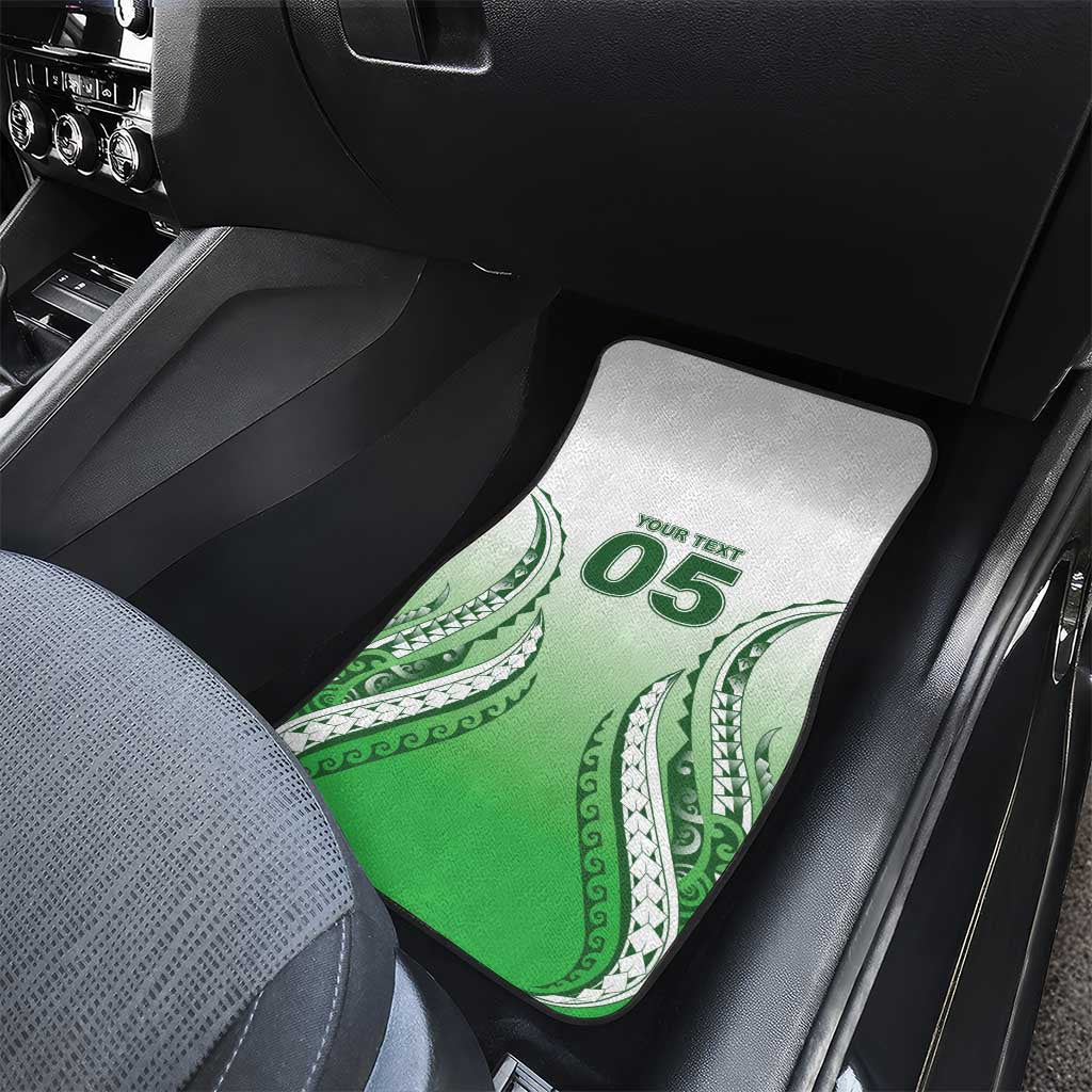 Custom Cook Islands Avaiki Rugby Car Mats Go Champions - Polynesian Pride