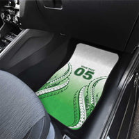 Custom Cook Islands Avaiki Rugby Car Mats Go Champions - Polynesian Pride